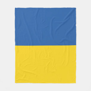 Flagge der Ukraine Fleecedecke