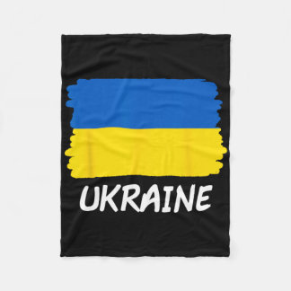 Flagge der Ukraine Fleecedecke