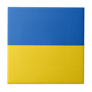 Flagge der Ukraine Fliese