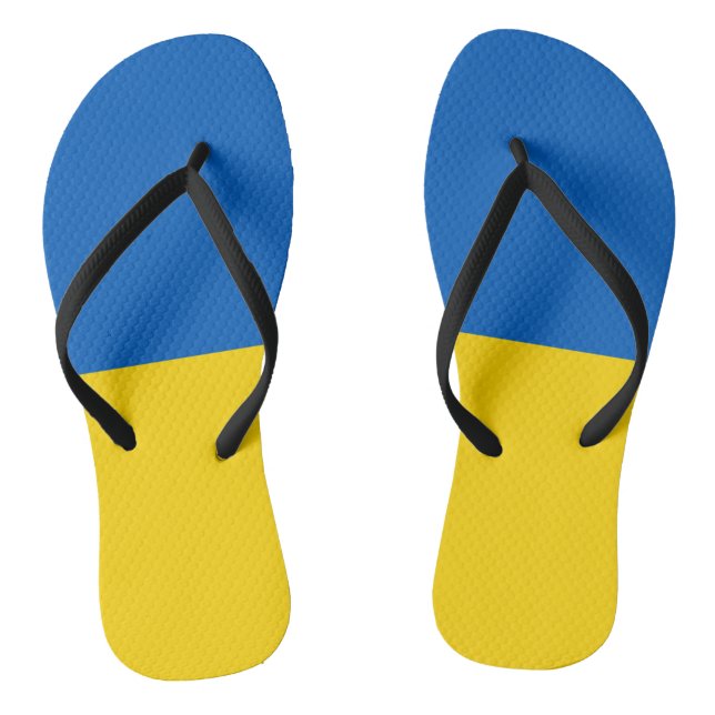 Flagge der Ukraine Flip Flops (Fußbett)
