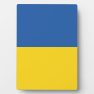 Flagge der Ukraine Fotoplatte