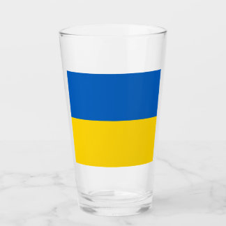 Flagge der Ukraine Glas