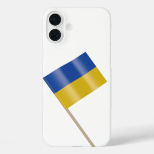 Flagge der Ukraine iPhone 16 Plus Hülle