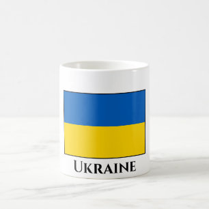 Flagge der Ukraine Kaffeetasse