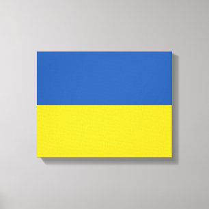 Flagge der Ukraine Leinwanddruck