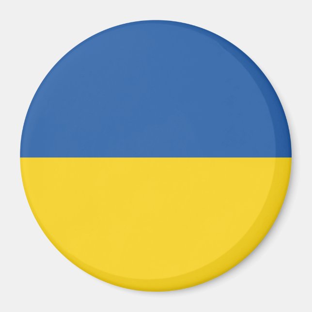 Flagge der Ukraine Magnet (Vorne)