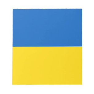 Flagge der Ukraine Notizblock