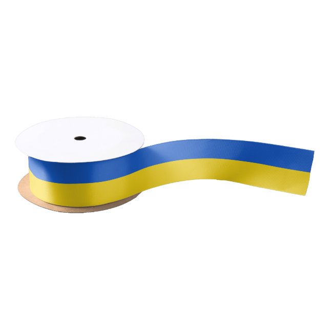 Flagge der Ukraine Satinband (Spule)
