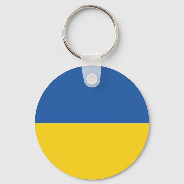Flagge der Ukraine Schlüsselanhänger (Vorderseite)