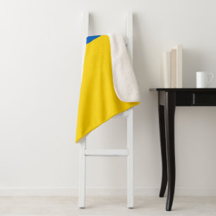 Flagge der Ukraine Sherpadecke
