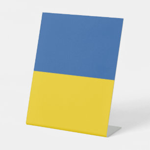 Flagge der Ukraine Sockelschild
