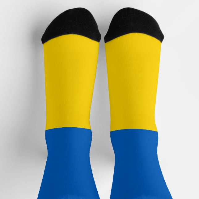 Flagge der Ukraine Socken (Oben)