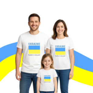 Flagge der UKRAINE T-Shirt