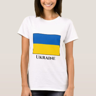 Flagge der Ukraine T-Shirt