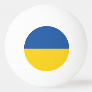 Flagge der Ukraine Tischtennisball