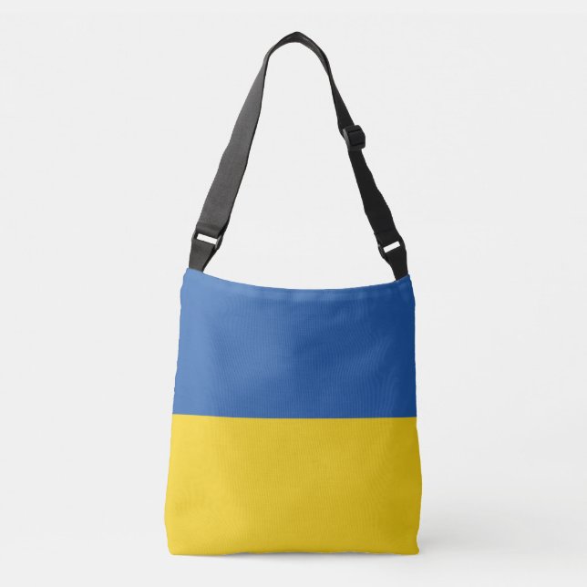 Flagge der Ukraine Tragetaschen Mit Langen Trägern (Vorderseite)