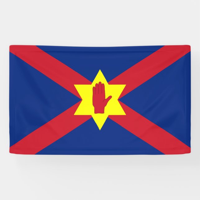 Flagge der Ulster Nation (Nordirland) Banner (Horizontal)