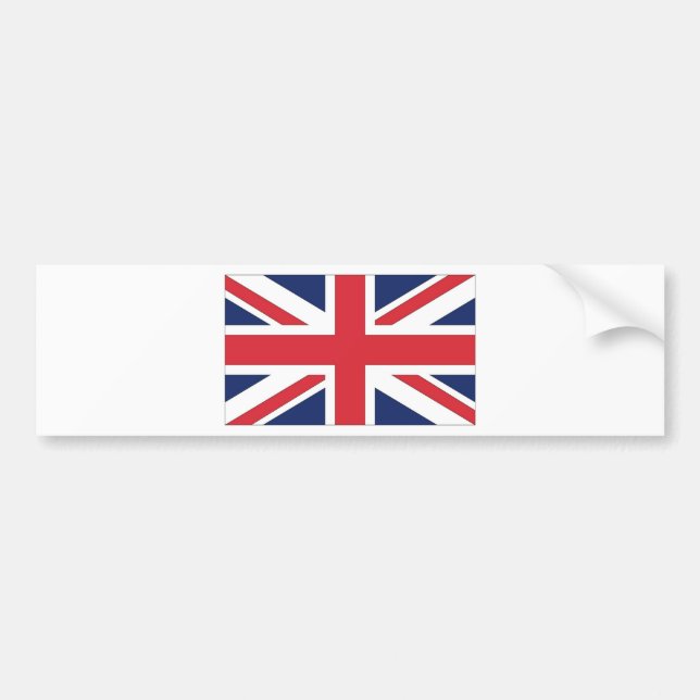 Flagge der Union/Gewerkschaft des Vereinigten Köni Autoaufkleber (Vorne)