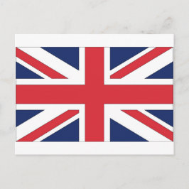 Flagge der Union/Gewerkschaft des Vereinigten Köni Postkarte