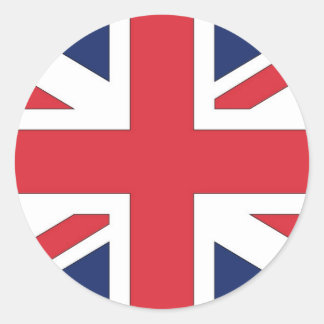 Flagge der Union/Gewerkschaft des Vereinigten Köni Runder Aufkleber