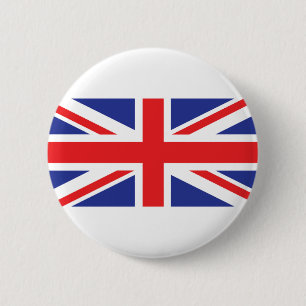 Flagge der Union Jack UK Button