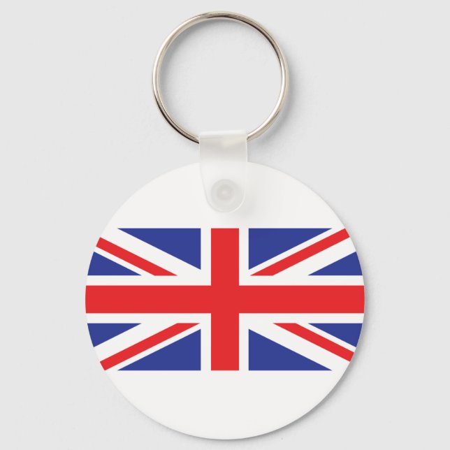 Flagge der Union Jack UK Schlüsselanhänger (Vorderseite)