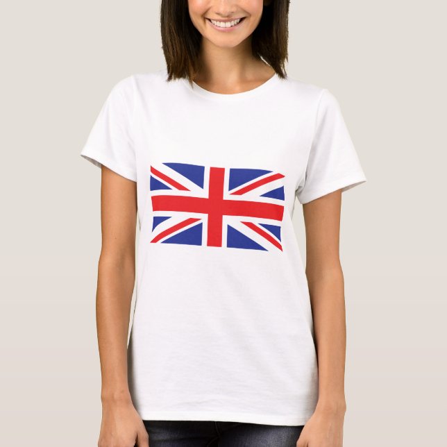 Flagge der Union Jack UK T-Shirt (Vorderseite)