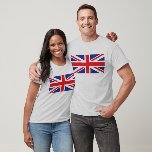 Flagge der Union Jack UK T-Shirt (Unisex)