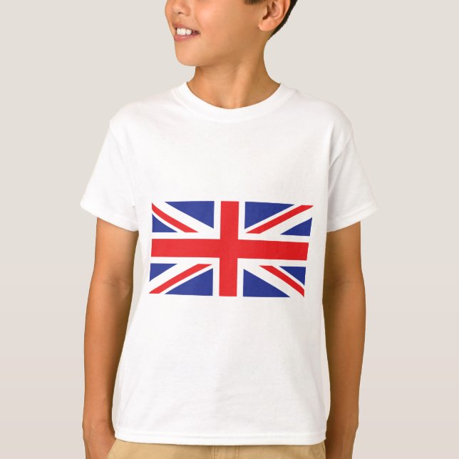 Flagge der Union Jack UK T-Shirt (Vorderseite)