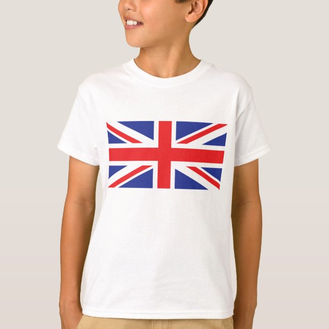 Flagge der Union Jack UK T-Shirt (Vorderseite)