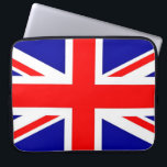 Flagge der Union Laptopschutzhülle<br><div class="desc">Union Jack Flag,  angepasste Laptop-Hülle.</div>