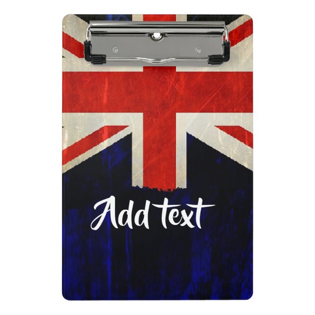 Flagge der Union Mini Klemmbrett (Vorderseite)