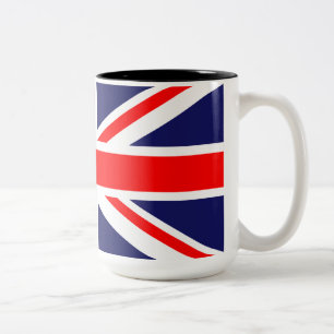 Flagge der Union Zweifarbige Tasse