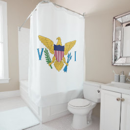 Flagge der US-Jungfrauen Duschvorhang
