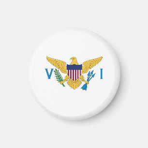 Flagge der US-Jungfrauen Magnet