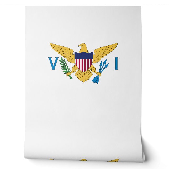 Flagge der US-Jungfrauen Tapete (Abrollen)