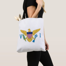 Flagge der US-Jungfrauen Tasche