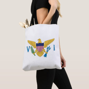 Flagge der US-Jungfrauen Tasche