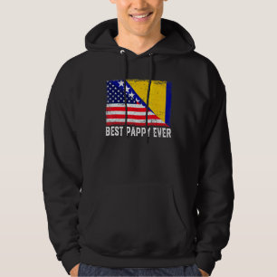 Flagge der USA - Bosnien und Herzegowina - Bestes Hoodie