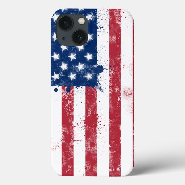 Flagge der USA Case-Mate iPhone Hülle (Rückseite)