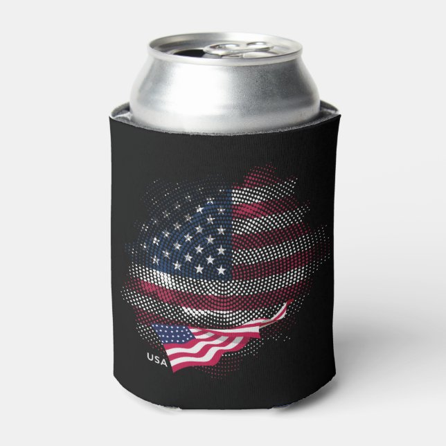Flagge der USA Dosenkühler (Kanne Vorderseite)