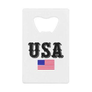 Flagge der USA - Flagge - Amerika - Amerika - Amer Geldbeutel Flaschenöffner