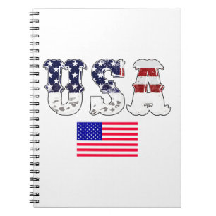 Flagge der USA - Flagge - Amerika - Amerika - Amer Notizblock