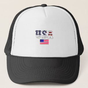 Flagge der USA - Flagge - Amerika - Amerika - Amer Truckerkappe