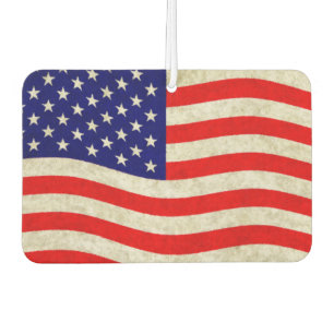 Flagge der USA - grungy Autolufterfrischer