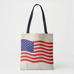 Flagge der USA - grungy Tasche