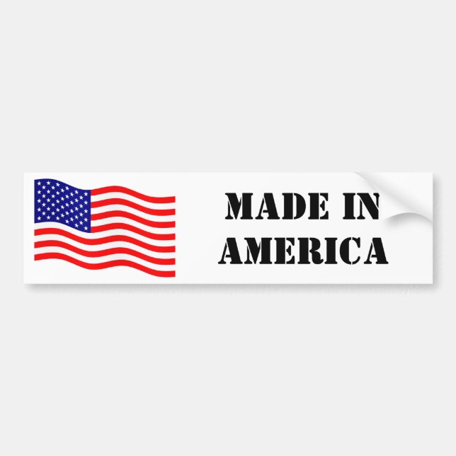 Flagge der USA - Ihre Ideen Autoaufkleber (Vorne)