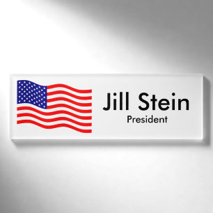 Flagge der USA - Ihre Ideen Namenschild