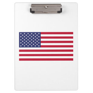 Flagge der USA Klemmbrett