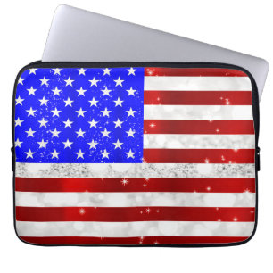 Flagge der USA Laptopschutzhülle